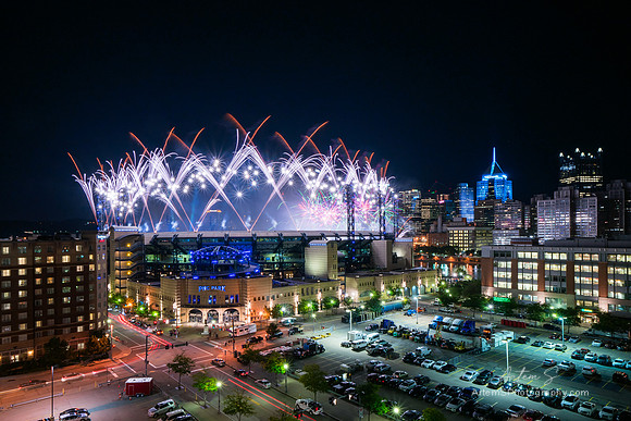 Fireworks over PNC Park