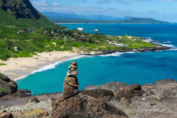 Bay in Makapuu Beach Park
