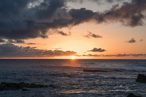 Ka'ena Point, Sunset